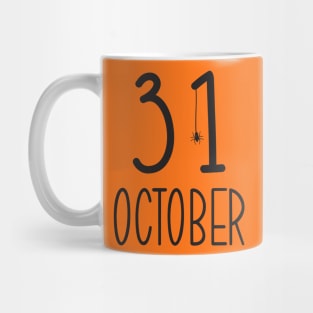 31 October Happy Halloween Mug